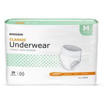 Roupa íntima para incontinência McKesson Classic Light Absorbency M 20 unidades Roupa íntima para incontinência McKesson Classic Light Absorbency M 20 unidades