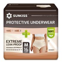 Roupa íntima para incontinência SUNKISS feminina descartável durante o dia
