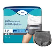 Roupa íntima para incontinência TENA ProSkin Male Large Max Absorbency 18 Ct Roupa íntima para incontinência TENA ProSkin Male Large Max Absorbency 18 Ct