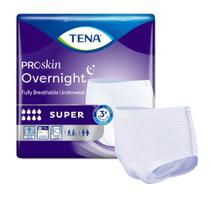 Roupa íntima para incontinência TENA ProSkin Overnight Super Large 56 Ct