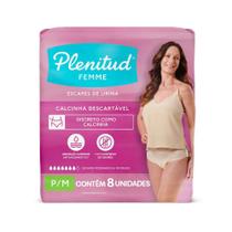 Roupa Íntima Plenitud Active Feminina P/m 8 Unidades