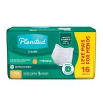 Roupa Íntima Plenitud Classic Para Incontinência P/M 16 Un - Kimberly-Clark Brasil