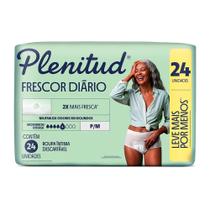 Roupa Íntima Plenitud Frescor Diário Tamanho P/M 24 Unidades Descartáveis Leve Mais Por Menos Roupa Íntima Plenitud Frescor Diário Tamanho P/M 24 Unidades Descartáveis Leve Mais Por Menos