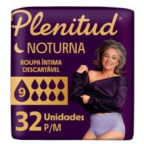 Roupa Intima Plenitud Noturna P/M com 32 Unidades Leve Mais por Menos Roupa Intima Plenitud Noturna P/M com 32 Unidades Leve Mais por Menos