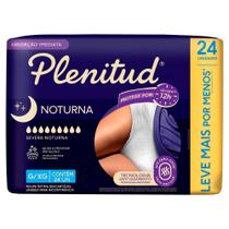Roupa Íntima Plenitud Noturna Unissex Tamanho G/XG 24 Unidades Descartável Leve Mais Por Menos
