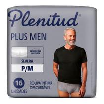 Roupa Íntima Plenitud Plus Men Tamanho P/M Severa 16 Unidades Descartáveis