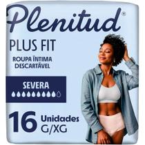 Roupa Íntima Plenitud Plus Unissex Tamanho G/XG 16 Unidades Descartáveis