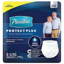 Roupa Íntima Plenitud Protect Plus G/XG Com 8 unidades