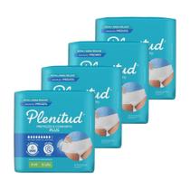 Roupa Íntima Plenitud Protect Plus Tamanho P/M - 4 Pacotes com 8 Fraldas - Total 32 Tiras