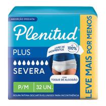 Roupa Íntima Plenitud Protect Plus Unissex Tamanho P/M 32 Unidades Leve Mais Por Menos