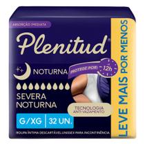 Roupa Intima Plenitude Severa Noturna G/XG com 32 Unidades Leve Mais por Menos