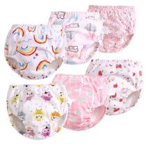 Roupa íntima Potty Training SUOBUDE para meninas e meninos 4T rosa