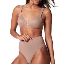 Roupa íntima Shapewear SPANX Extraordinary Thong 3X Cafe