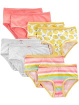 Roupa íntima Simple Joys da Carter's Girls, pacote com 8, 4-5 anos Roupa íntima Simple Joys da Carter's Girls, pacote com 8, 4-5 anos