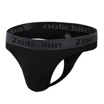 Roupa íntima tanga masculina ZONBAILON Bikini T Back G String Black L Roupa íntima tanga masculina ZONBAILON Bikini T Back G String Black L