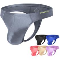 Roupa íntima tanga masculina ZONBAILON G-Strings Biquíni cinza tamanho GG