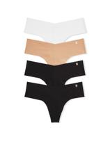 Roupa íntima tanga Victoria's Secret No Show feminina XS multicolorida Roupa íntima tanga Victoria's Secret No Show feminina XS multicolorida