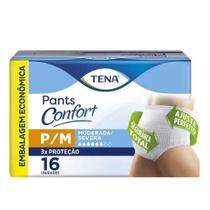 Roupa Íntima Tena Pants Confort Adulto P/M 16 Un - Tena