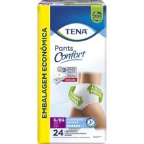 Roupa Íntima Tena Pants Confort G/EG 24 Unidades Embalagem Econômica