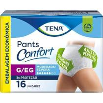 Roupa Intima Tena Pants Confort G/EG Com 16 Unidades