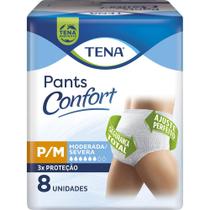 Roupa Intima Tena Pants Confort P/M com 8 unidades