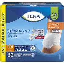 Roupa Intima Tena Pants Dermacare P/M Leve 32un Pague 30un