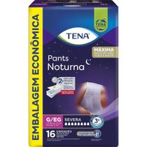 Roupa Íntima Tena Pants Noturna G/EG 16 Unidades Embalagem Econômica