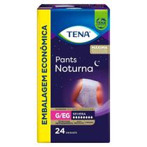 Roupa Íntima Tena Pants Noturna G/EG - 4 Pacotes com 24 Fraldas - Total 96 Tiras