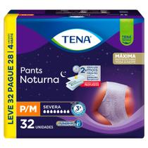 Roupa Íntima Tena Pants Noturna Tamanho P/M Leve 32 Pague 28 Unidades e Ganhe 4 Unidades