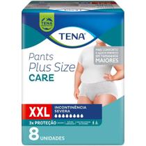 Roupa Íntima Tena Pants Plus Size Care XXL com 8 Unidades