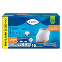 Roupa Íntima Tena Pants Ultra Dermacare Tamanho P/M - 4 Pacotes com 16 Fraldas - Total 64 Tiras
