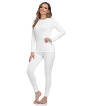 Roupa íntima térmica WEERTI Long Johns para mulheres forrada com lã