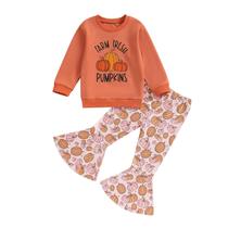 Roupa LAGKIYOJ Toddler Girl Halloween de manga comprida de 3 a 8 anos Roupa LAGKIYOJ Toddler Girl Halloween de manga comprida de 3 a 8 anos