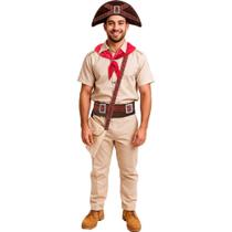 Roupa Lampião Cangaceiro Adulto Luxo Com Chapéu E Bolsa Festa Junina Roupa Lampião Cangaceiro Adulto Luxo Com Chapéu E Bolsa Festa Junina