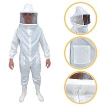 Roupa Macacão Apicultor Apicultura Mexer Tirar Mel Abelha Profissional Completa Proteção Poliéster