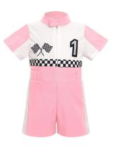 Roupa: macacão IMEKIS Baby Race Car Driver de 1º aniversário 12-18M