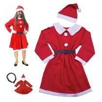 Roupa Mamae Noel Vestido Natal Natalino Cinto Gorro Fantasia Festa Familia Reuniao Comemoraçao Fim de Ano