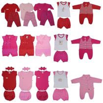 Roupa Maternidade Bebê Recém-nascido Menina Kit C/ 27 Peças - Eve Baby