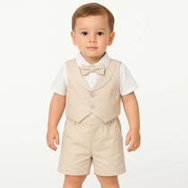 Roupa Menino Colete Batizado Casamento Formatura Papilloo