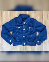 Roupa Menino Infantil Jaqueta Jeans Escuro