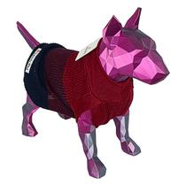 Roupa milou pet mescla degrade - bordo c/ azul - 06