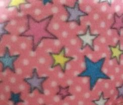 Roupa N13 Rosa Estrelar + Cobertor 75 x 100 Rosa