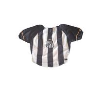Roupa p/ Cachorro Santos Fc Branca e Preta