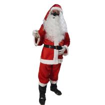 Roupa papai noel de alta qualidade com 6 itens