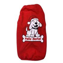 Roupa Para Cães E Gatos - Camiseta De Natal Dog Eg - Nicapet