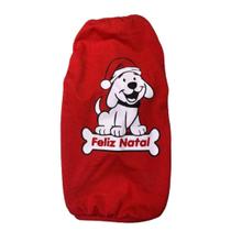 Roupa Para Cães E Gatos - Camiseta De Natal Dog Gg