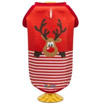 Roupa Para Cães E Gatos Camiseta Natal tamaho M