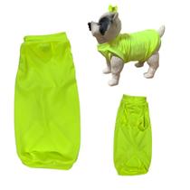 Roupa Para Cães E Gatos - Camiseta Neon Amarelo Eg.