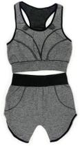 Roupa Para Ginastica Academia Feminina Conjunto Short E Top