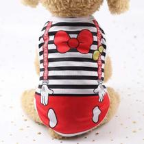 Roupa Para Pet Cão Pequeno Porte Mickey Pp N.00 Vermelho - Lns